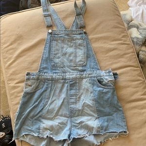 Denim overalls